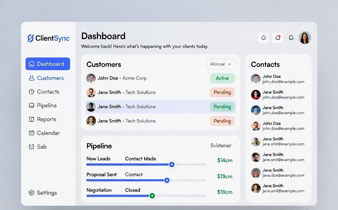 ClientSync – CRM Platform