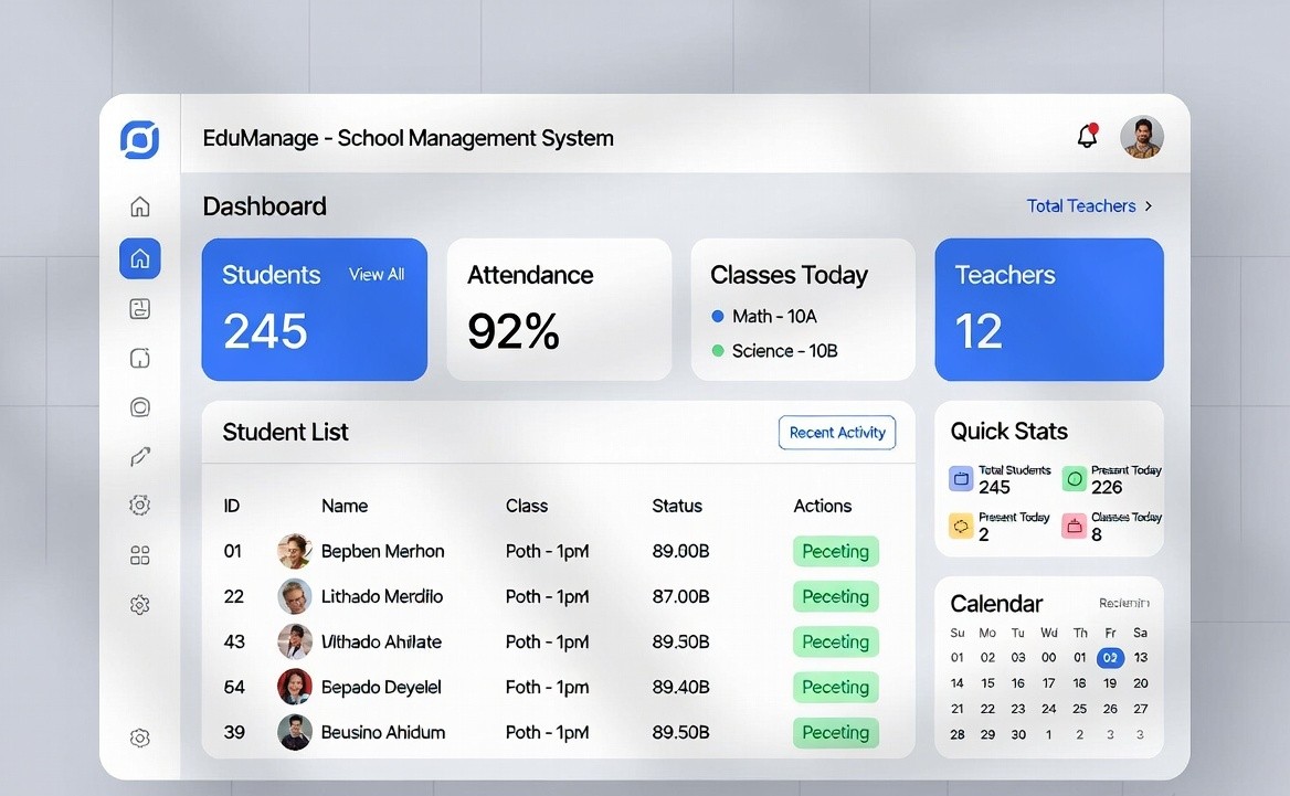 EduManage – School Management System
