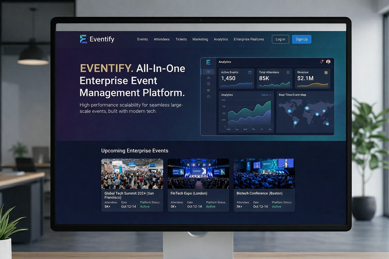 Eventify – Event Management System