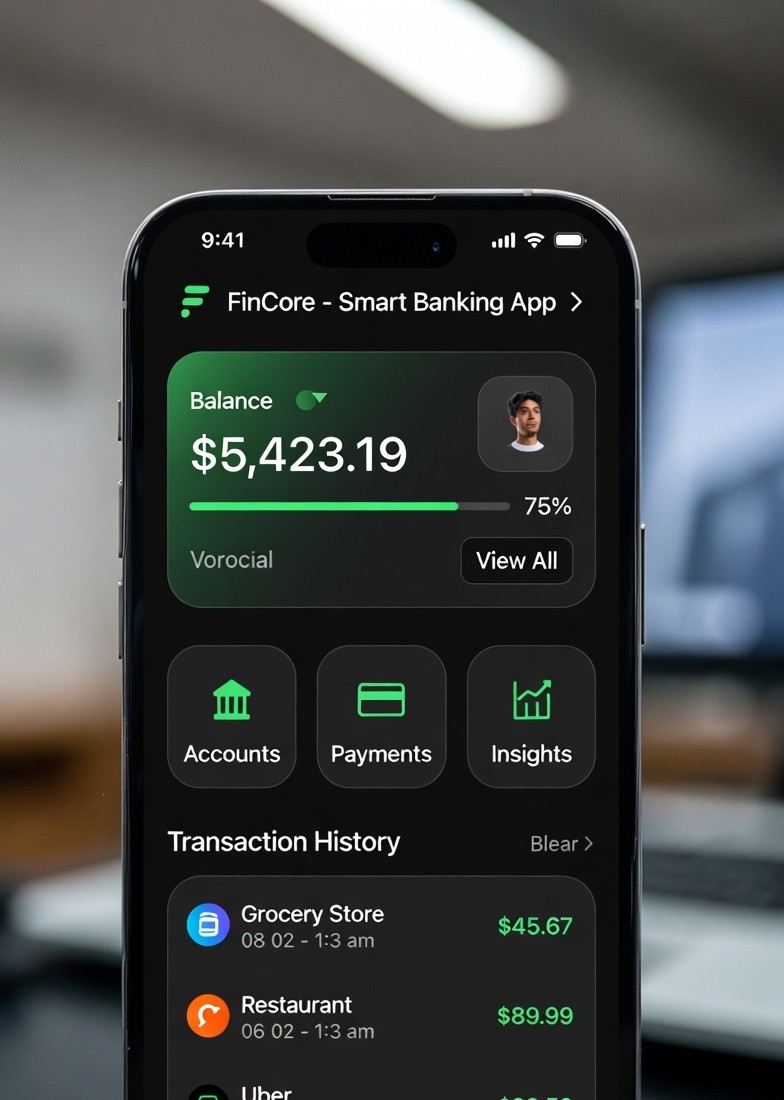 FinCore – Smart Banking App