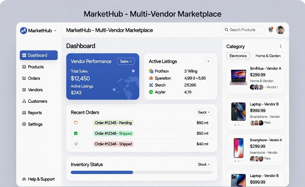 MarketHub – Multi-Vendor Marketplace