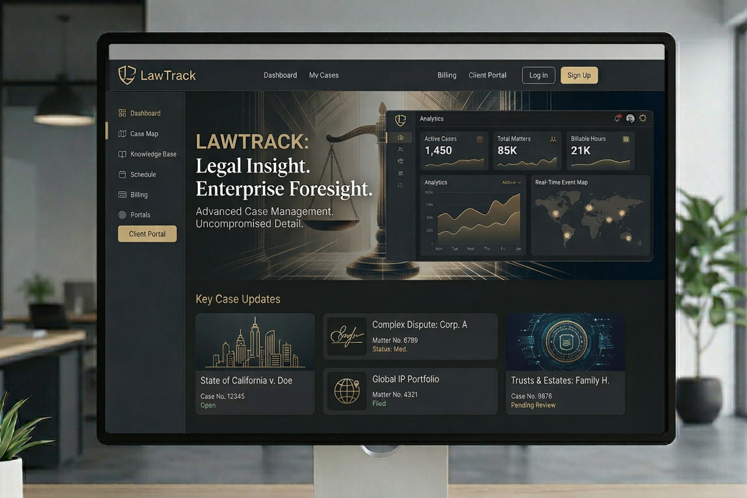 LawTrack – Legal Case Management System